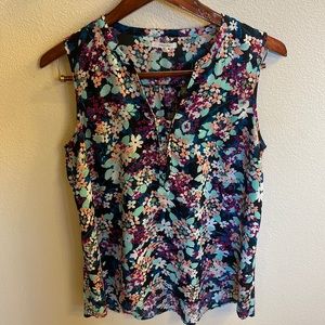 Maurices Floral Blouse Top. Size Large.